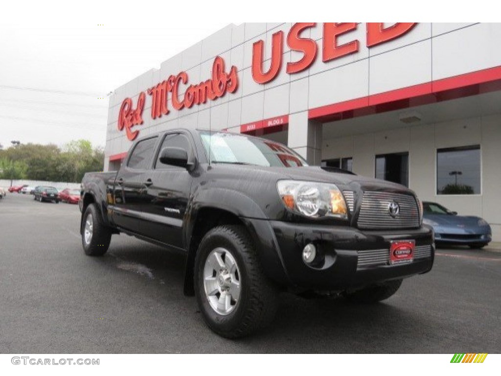 2010 Tacoma V6 SR5 TRD Sport Double Cab - Black Sand Pearl / Graphite photo #1