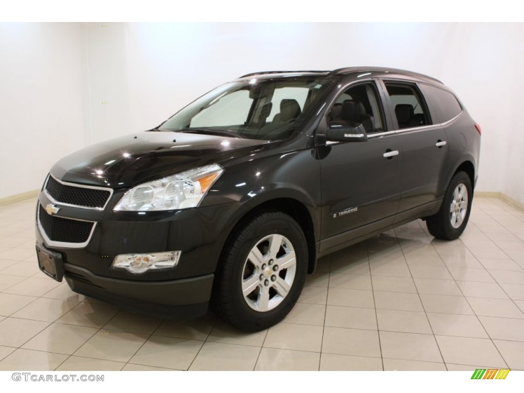 Black Granite Metallic 2009 Chevrolet Traverse LT Exterior Photo #78847736