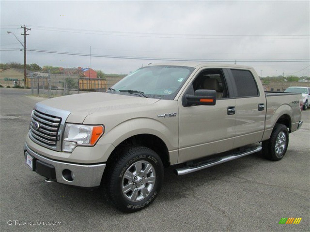 Pueblo Gold Metallic 2010 Ford F150 XLT SuperCrew 4x4 Exterior Photo #78848818