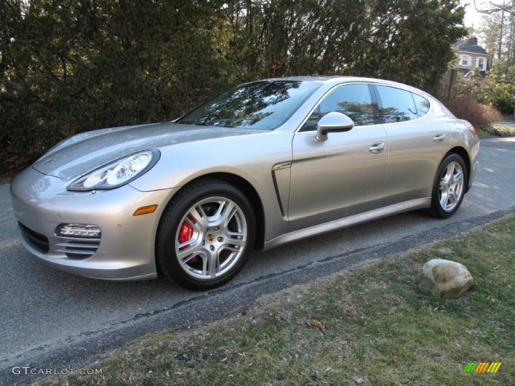 Platinum Silver Metallic 2010 Porsche Panamera 4S Exterior Photo #78849179