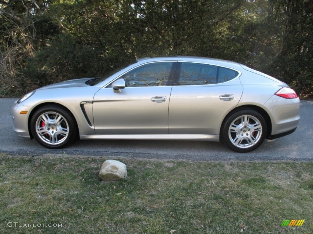 Platinum Silver Metallic 2010 Porsche Panamera 4S Exterior Photo #78849195