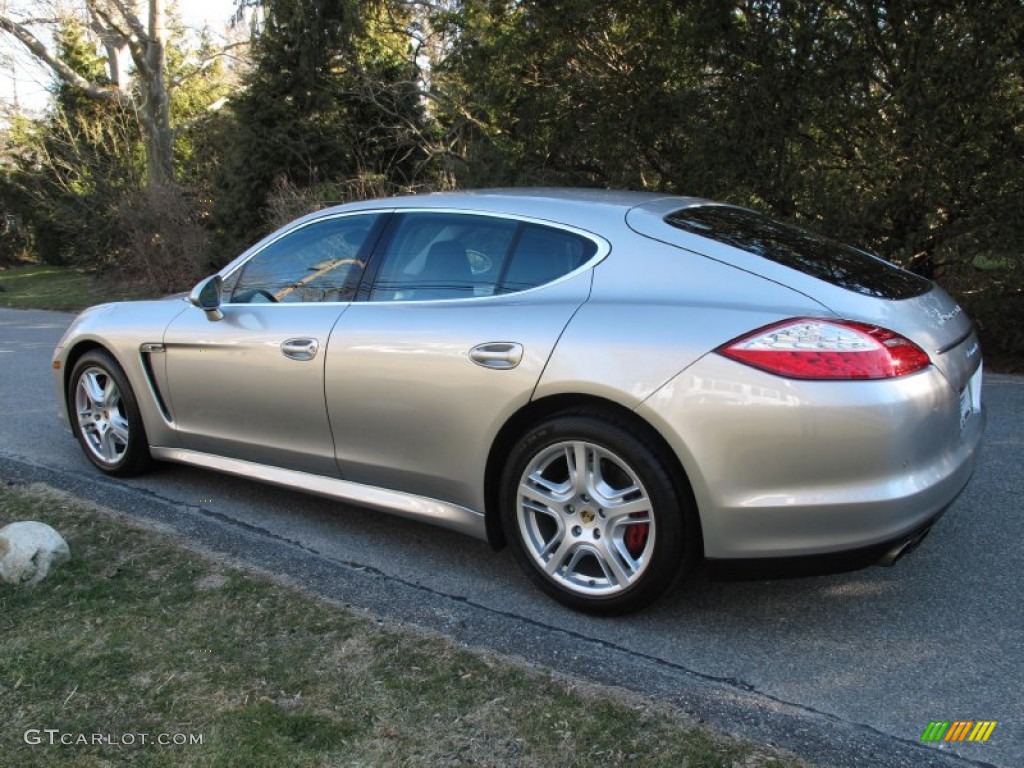 Platinum Silver Metallic 2010 Porsche Panamera 4S Exterior Photo #78849203