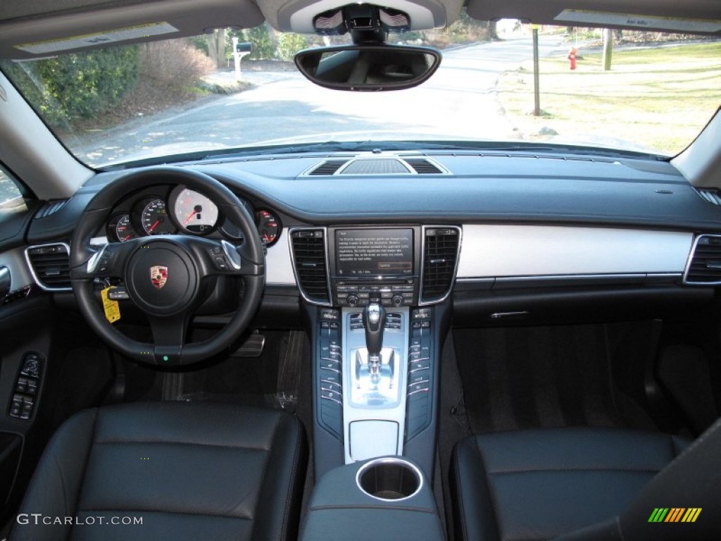 2010 Porsche Panamera 4S Black Dashboard Photo #78849266