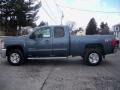 2010 Blue Granite Metallic Chevrolet Silverado 2500HD LTZ Extended Cab 4x4  photo #7