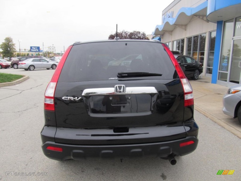 2009 CR-V EX-L 4WD - Crystal Black Pearl / Black photo #4