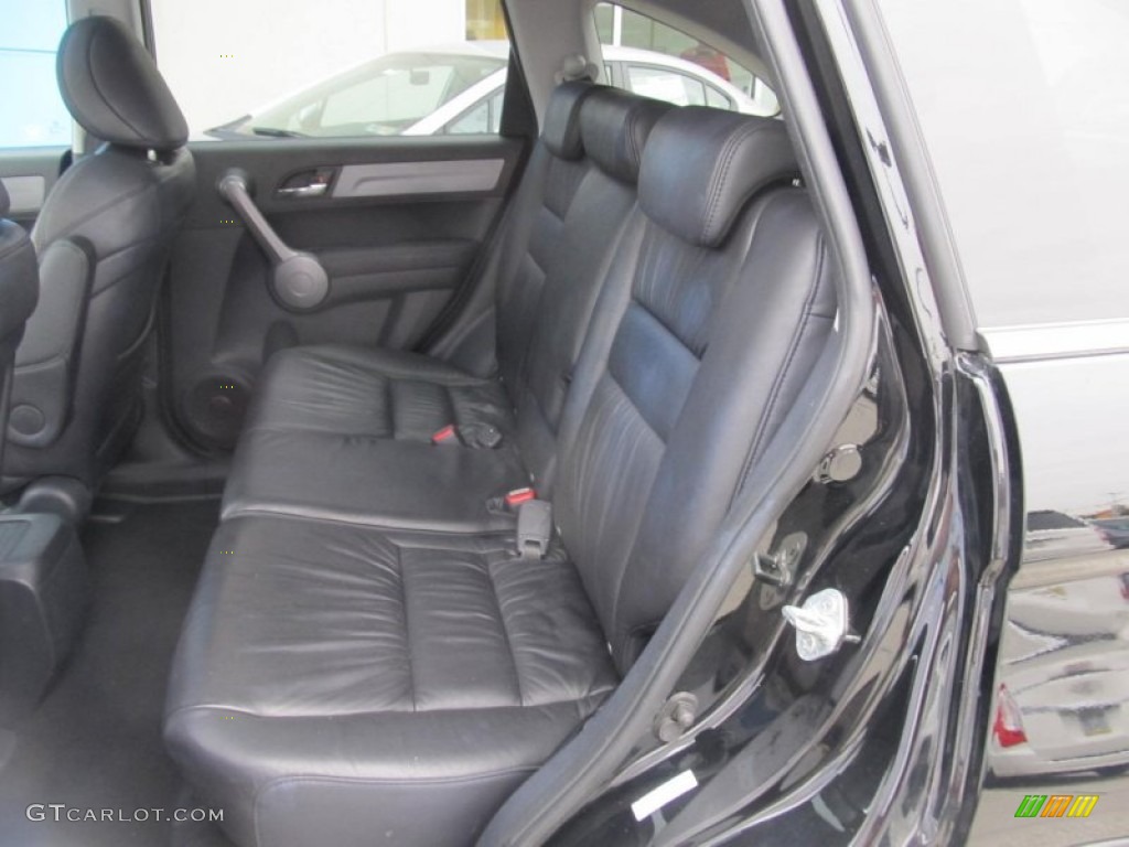 2009 CR-V EX-L 4WD - Crystal Black Pearl / Black photo #10