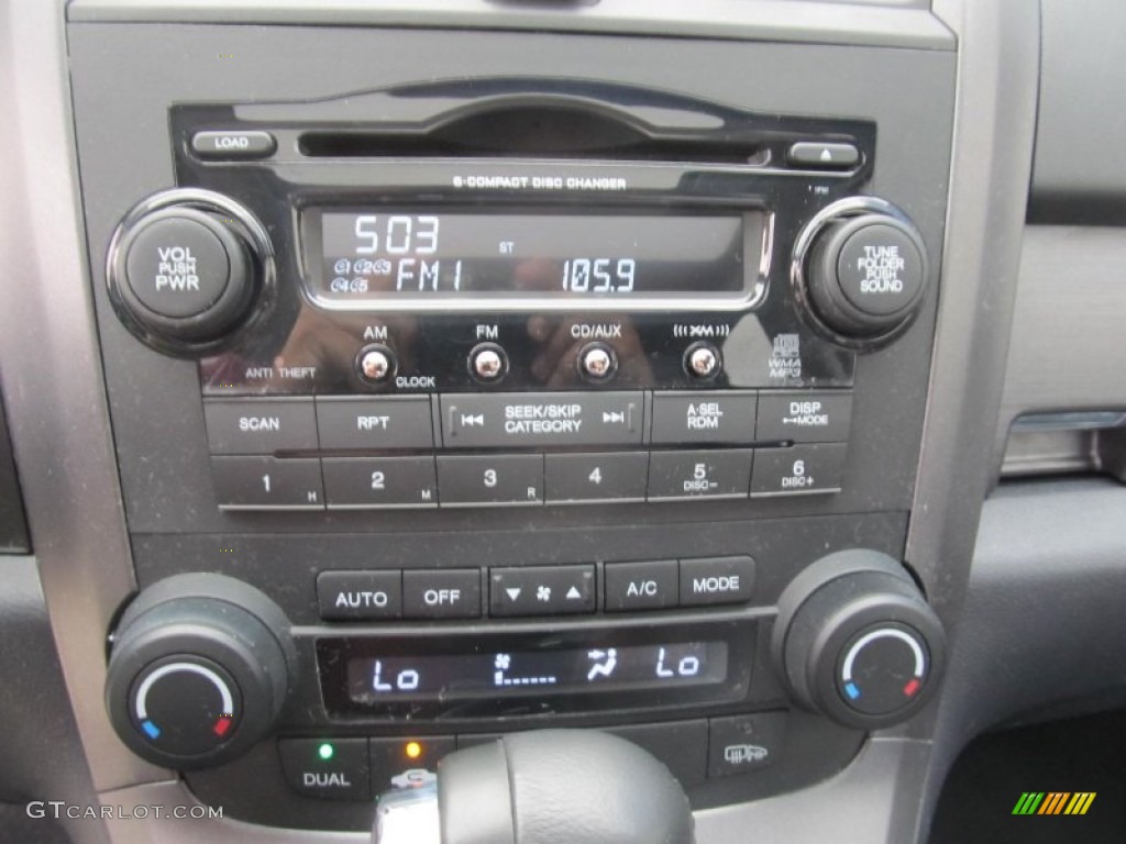 2009 CR-V EX-L 4WD - Crystal Black Pearl / Black photo #12