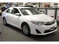 2013 Super White Toyota Camry LE  photo #1