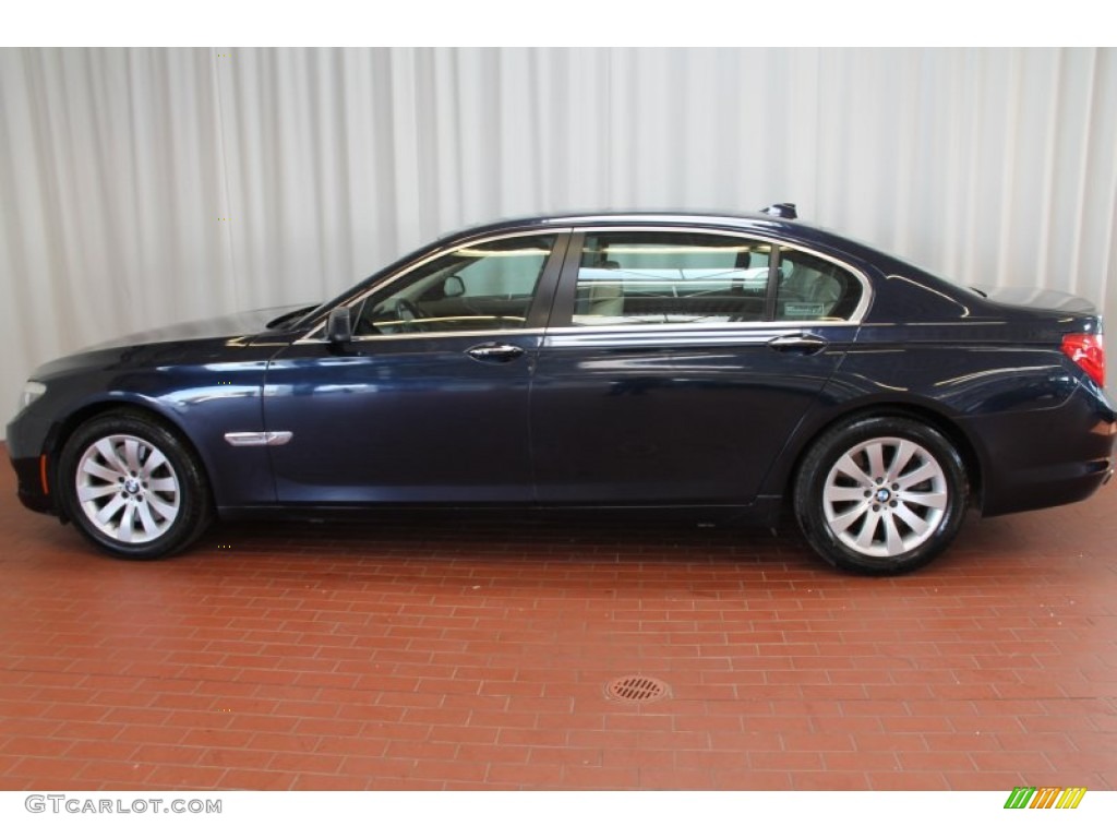 2010 7 Series 750Li xDrive Sedan - Imperial Blue Metallic / Oyster Nappa Leather photo #4