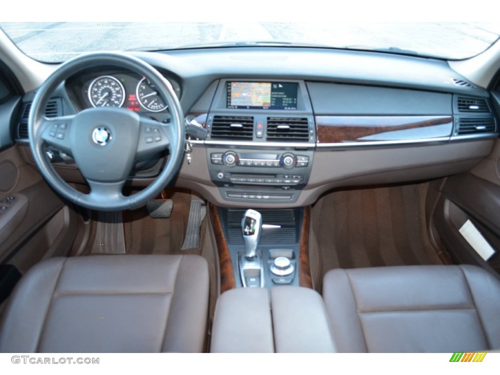 2008 BMW X5 3.0si Tobacco Dashboard Photo #78853119