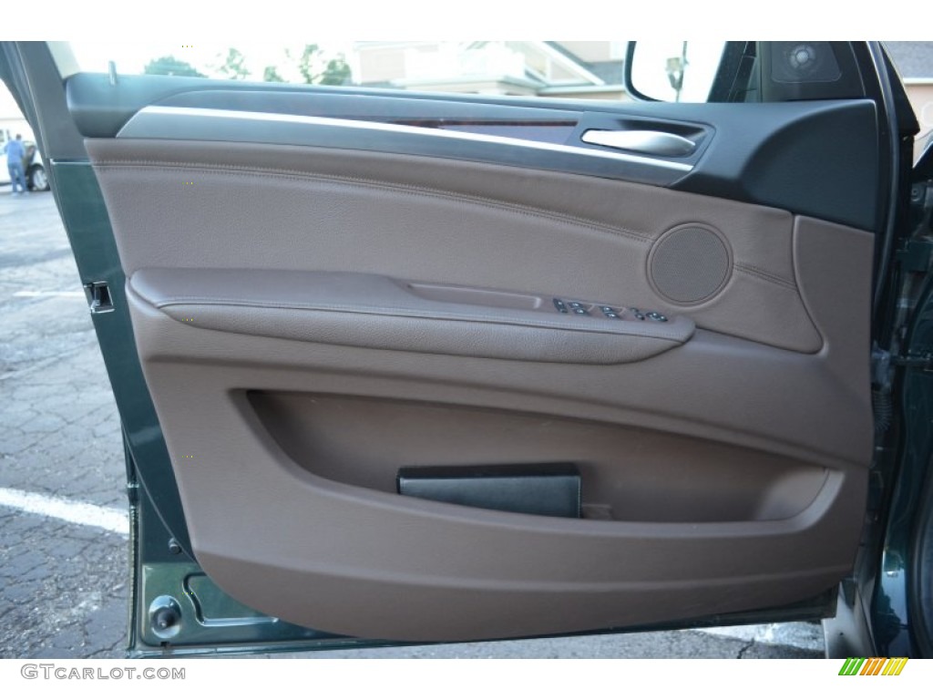 2008 X5 3.0si - Deep Green Metallic / Tobacco photo #21