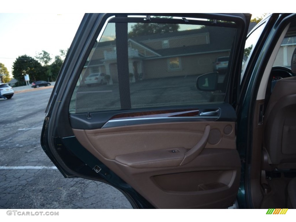 2008 X5 3.0si - Deep Green Metallic / Tobacco photo #22