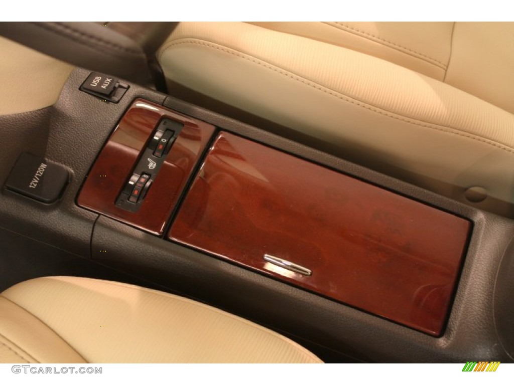 2011 HS 250h Hybrid Premium - Matador Red Mica / Parchment/Brown Walnut photo #19