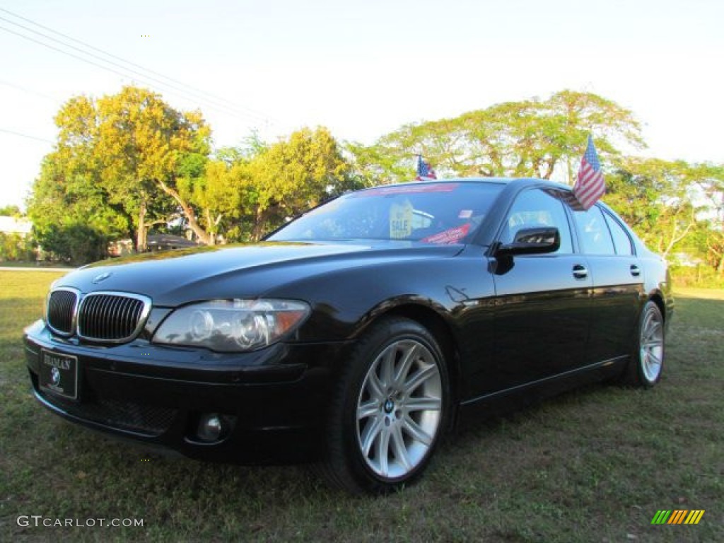 Jet Black BMW 7 Series