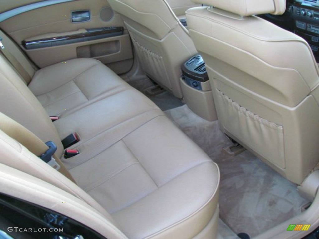2006 7 Series 750i Sedan - Jet Black / Dark Beige/Beige III photo #11