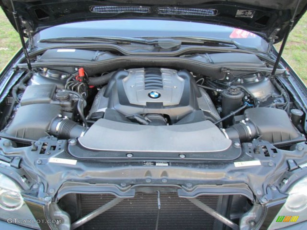 2006 7 Series 750i Sedan - Jet Black / Dark Beige/Beige III photo #14