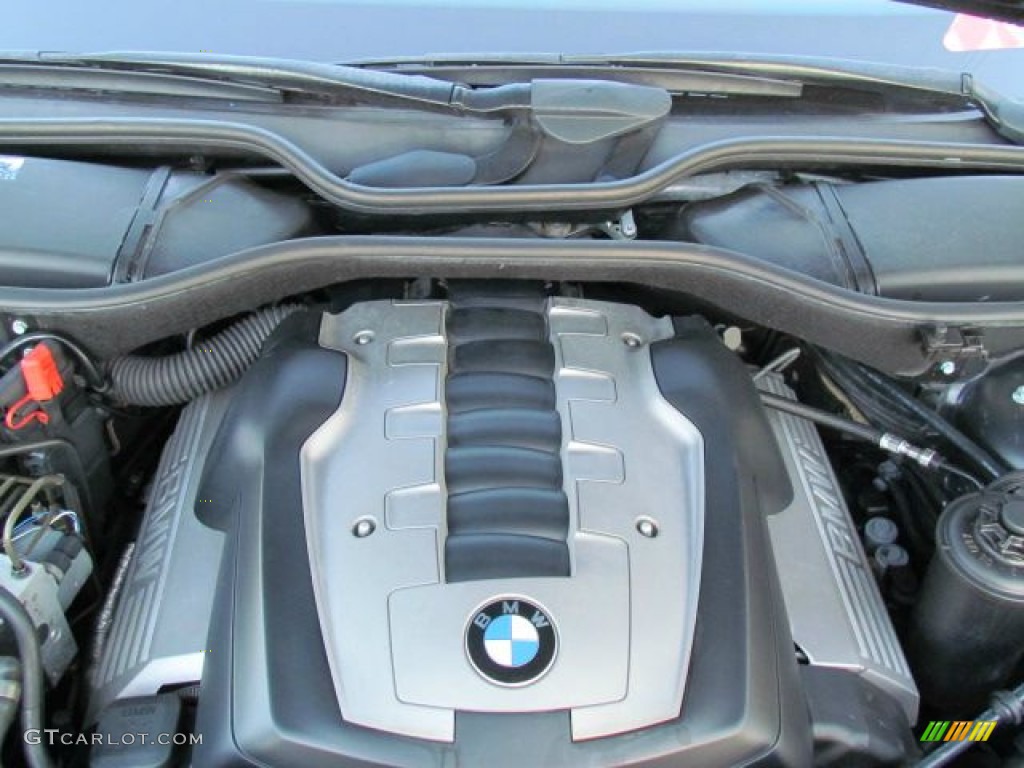2006 7 Series 750i Sedan - Jet Black / Dark Beige/Beige III photo #15