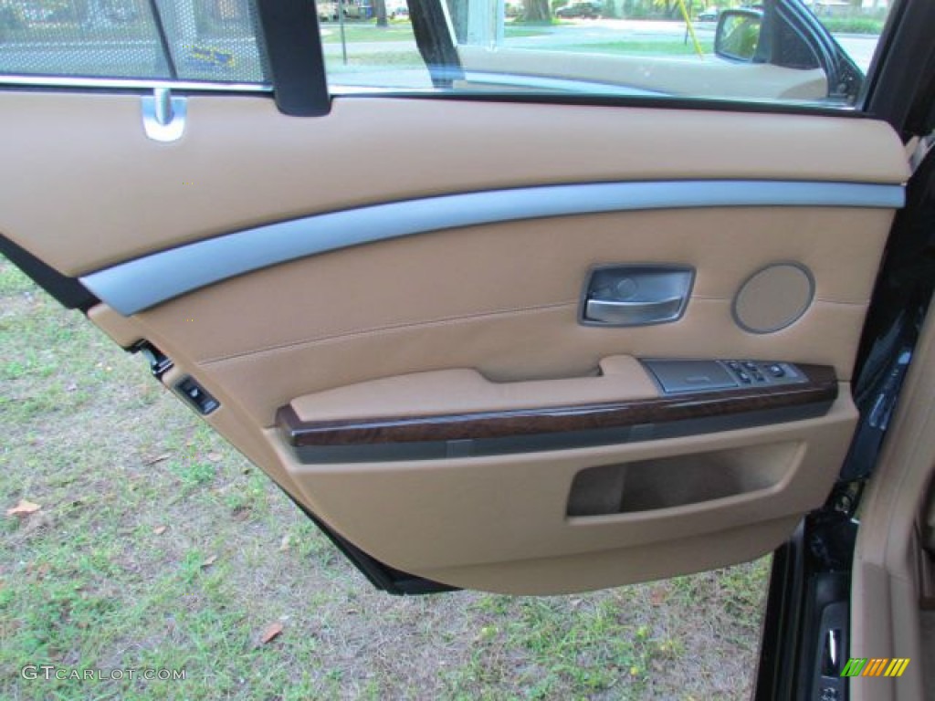 2006 7 Series 750i Sedan - Jet Black / Dark Beige/Beige III photo #22