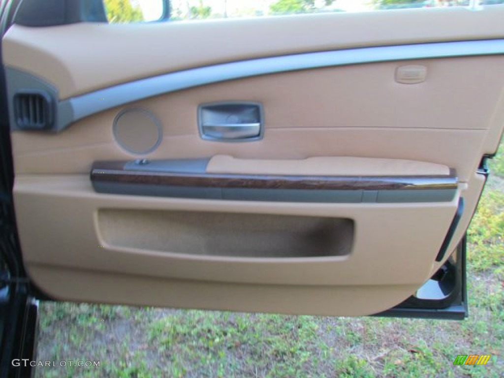 2006 7 Series 750i Sedan - Jet Black / Dark Beige/Beige III photo #27