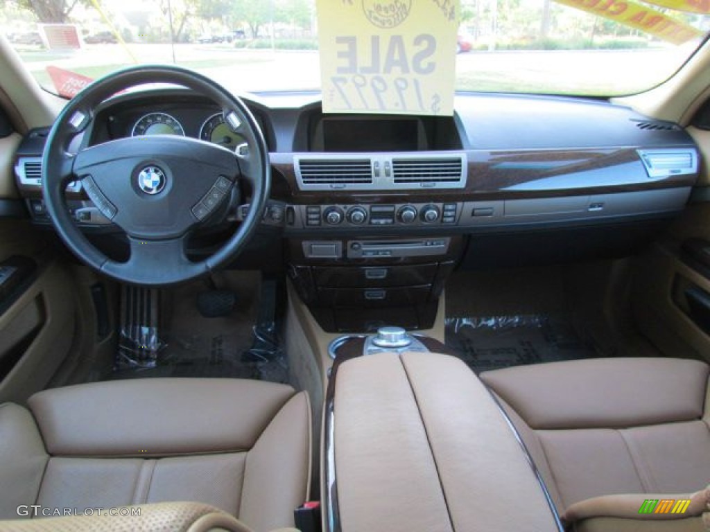2006 7 Series 750i Sedan - Jet Black / Dark Beige/Beige III photo #28