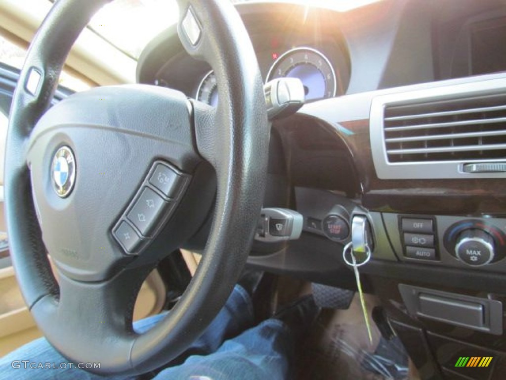 2006 7 Series 750i Sedan - Jet Black / Dark Beige/Beige III photo #35