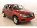 Wild Cherry Metallic 2012 Volkswagen Tiguan S