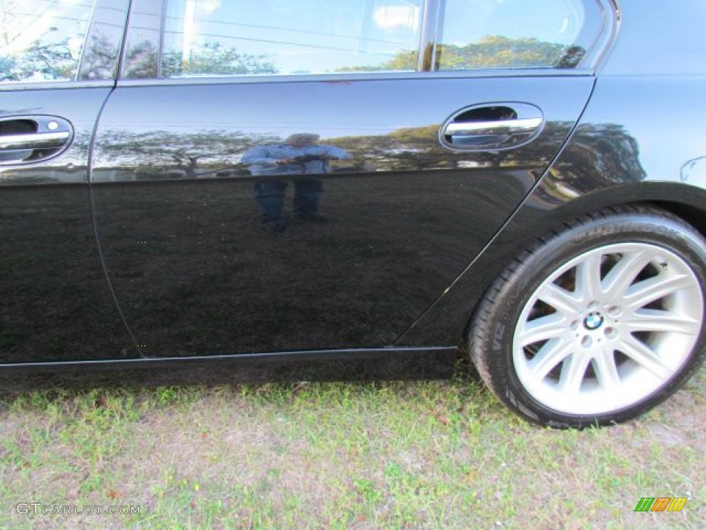 2006 7 Series 750i Sedan - Jet Black / Dark Beige/Beige III photo #50