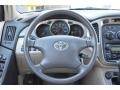 2003 Toyota Highlander Charcoal Interior Steering Wheel Photo