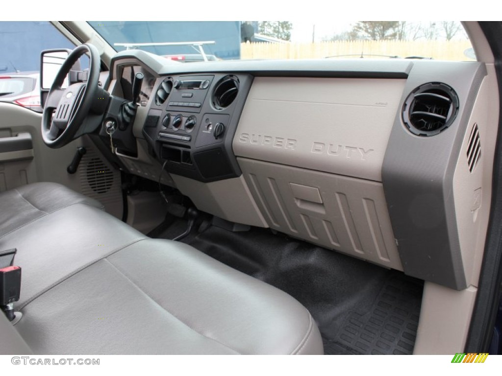2010 Ford F250 Super Duty XL SuperCab 4x4 Medium Stone Dashboard Photo #78855427
