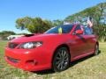 Lightning Red 2009 Subaru Impreza WRX Wagon Exterior