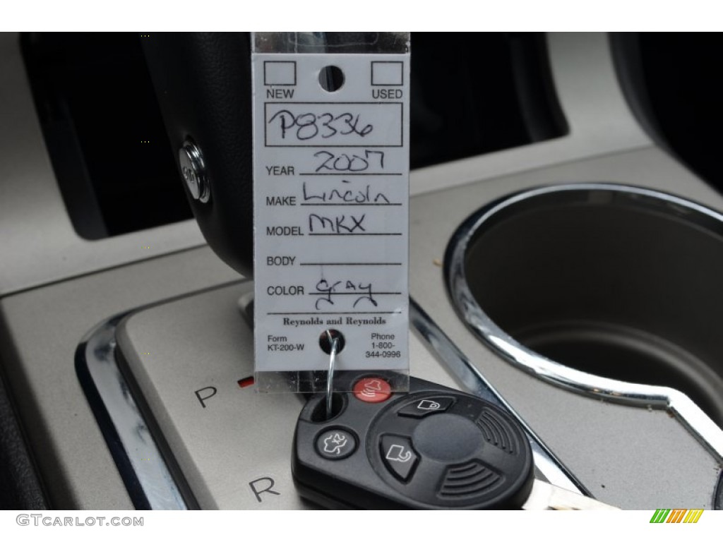 2007 MKX AWD - Alloy Grey Metallic / Charcoal Black photo #41