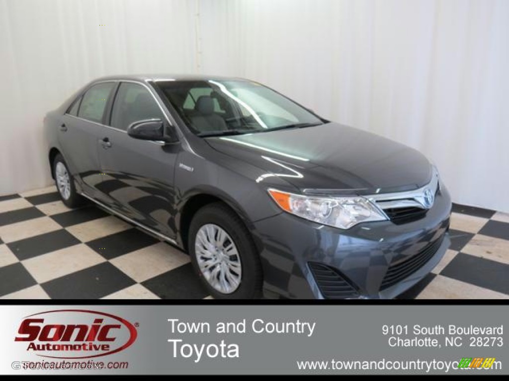 2013 Camry Hybrid LE - Cosmic Gray Metallic / Light Gray photo #1