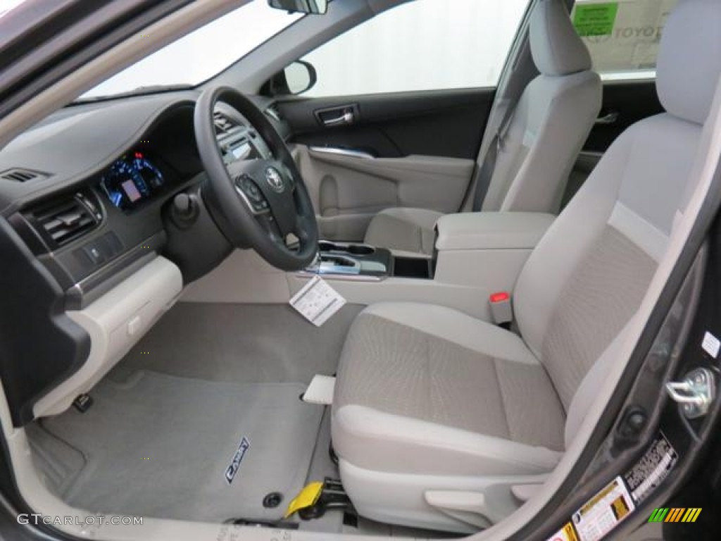 2013 Camry Hybrid LE - Cosmic Gray Metallic / Light Gray photo #8