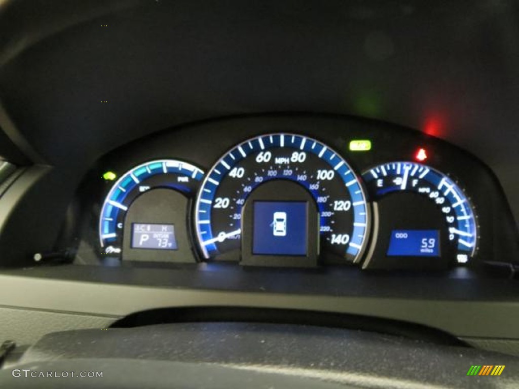 2013 Camry Hybrid LE - Cosmic Gray Metallic / Light Gray photo #11