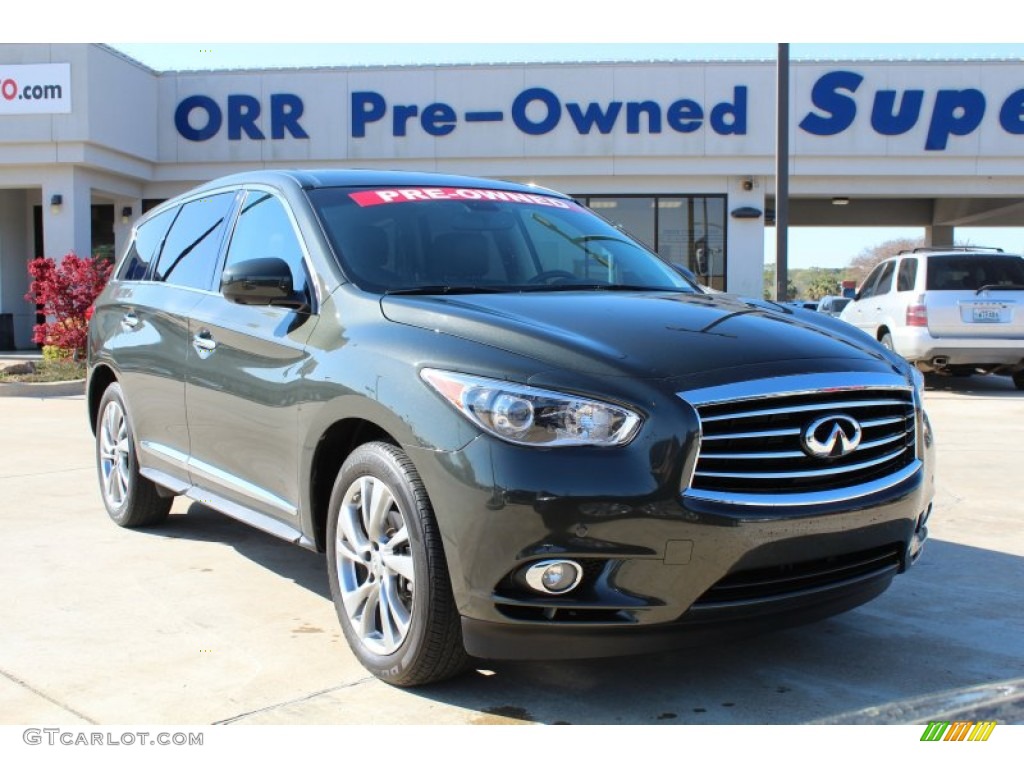 2013 JX 35 AWD - Emerald Graphite / Java photo #1