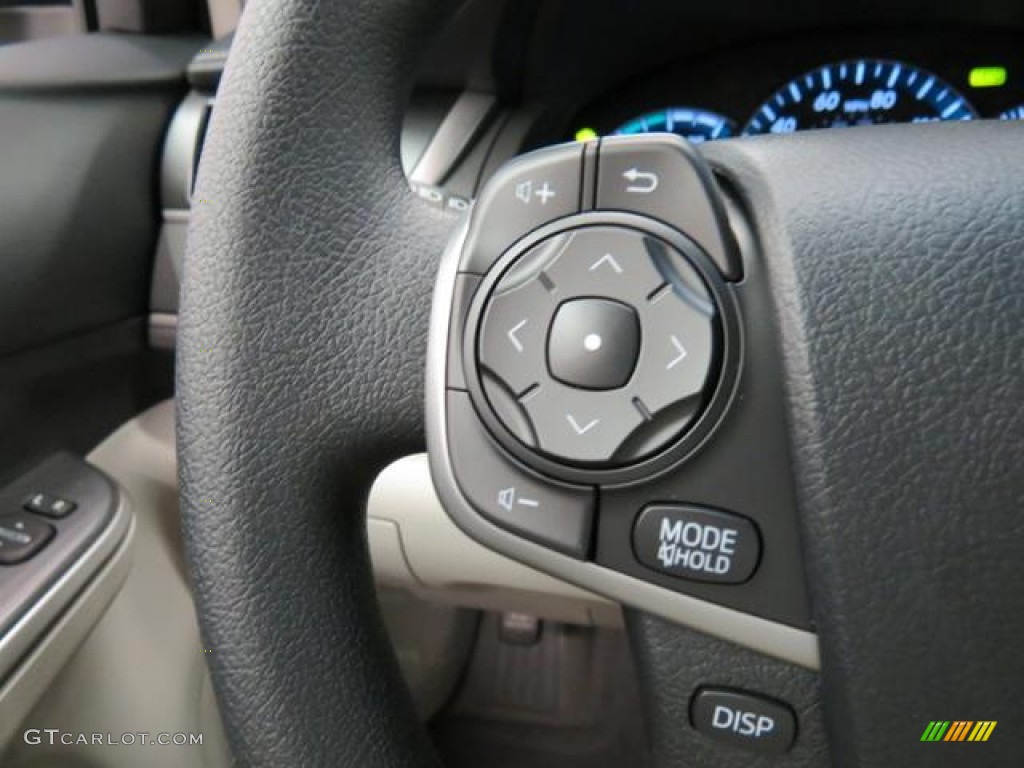 2013 Camry Hybrid LE - Cosmic Gray Metallic / Light Gray photo #14