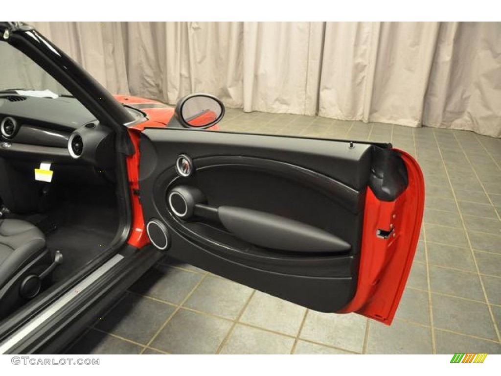 2013 Cooper S Convertible - Chili Red / Carbon Black photo #8