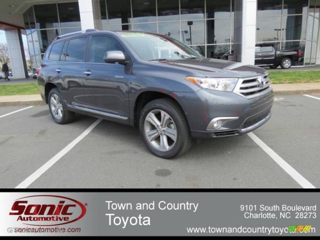 2013 Highlander Limited - Magnetic Gray Metallic / Black photo #1