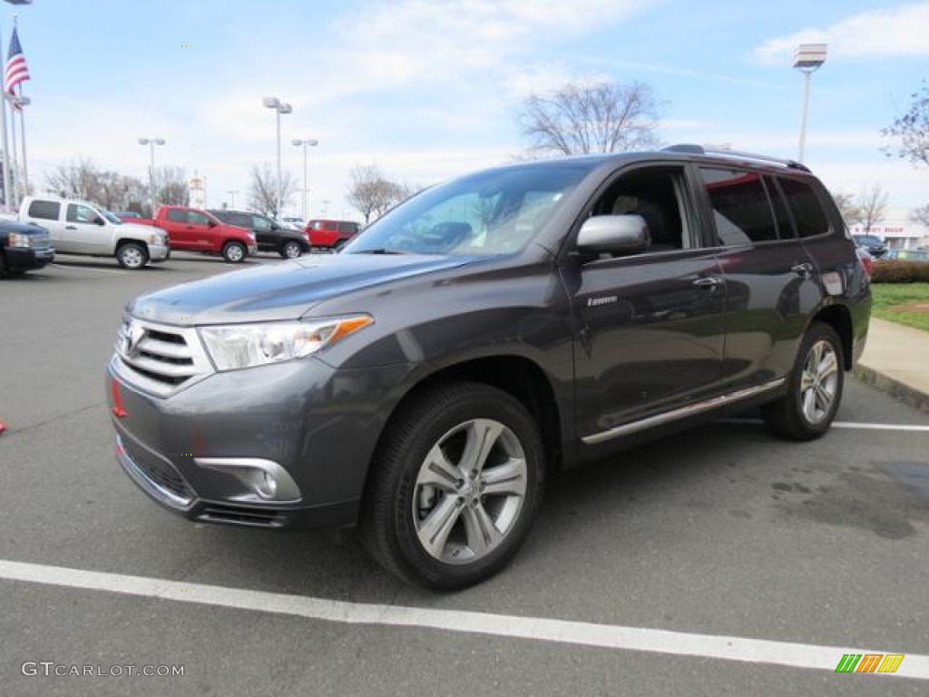 2013 Highlander Limited - Magnetic Gray Metallic / Black photo #3