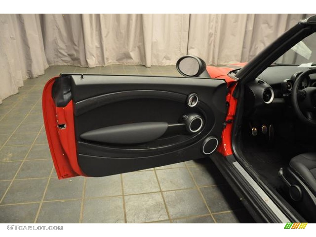 2013 Cooper S Convertible - Chili Red / Carbon Black photo #22