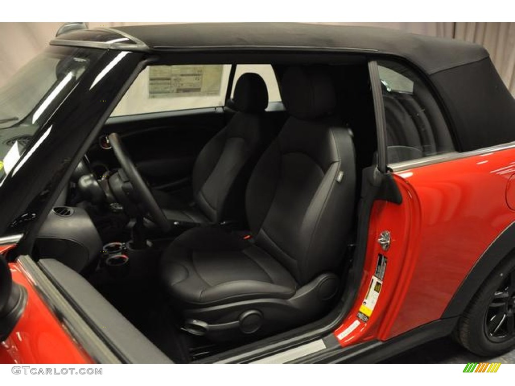 2013 Cooper S Convertible - Chili Red / Carbon Black photo #23