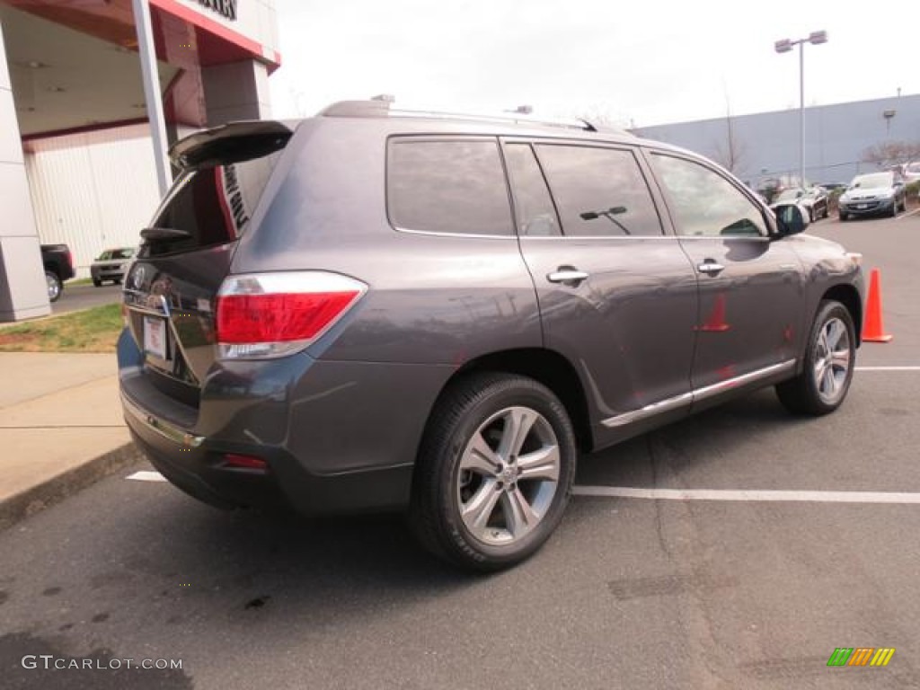2013 Highlander Limited - Magnetic Gray Metallic / Black photo #15