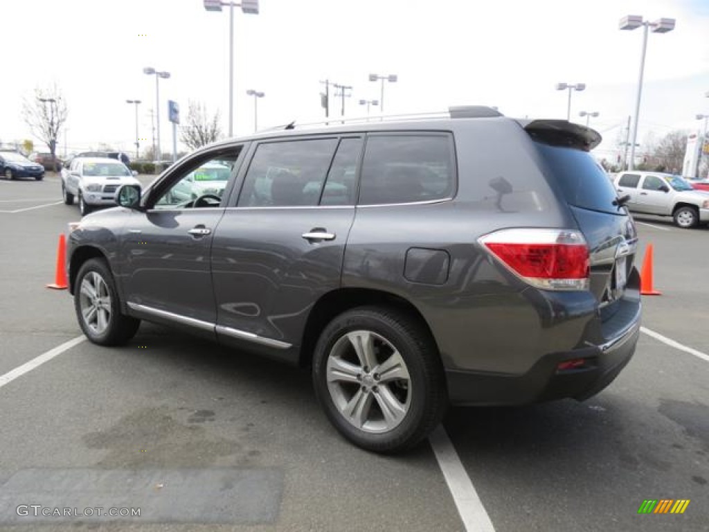 2013 Highlander Limited - Magnetic Gray Metallic / Black photo #17