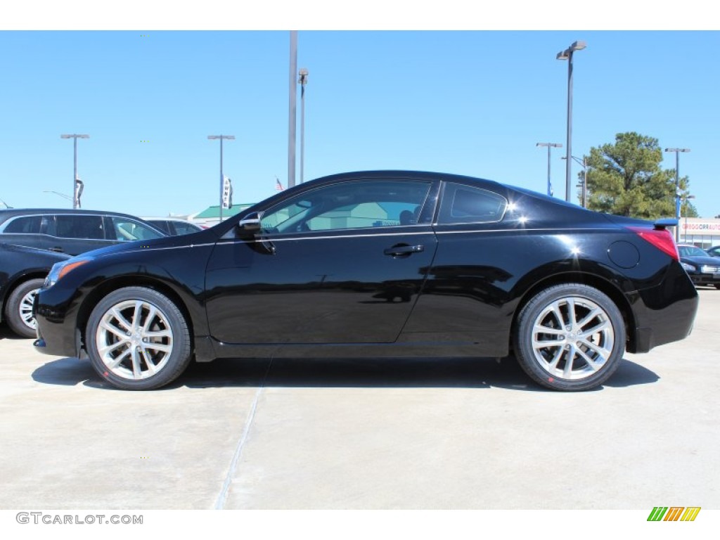 2011 Altima 3.5 SR Coupe - Super Black / Red photo #5