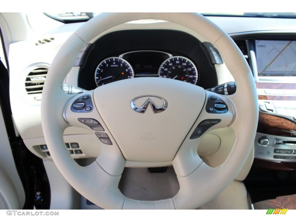 2013 Infiniti JX 35 Wheat Steering Wheel Photo #78859156