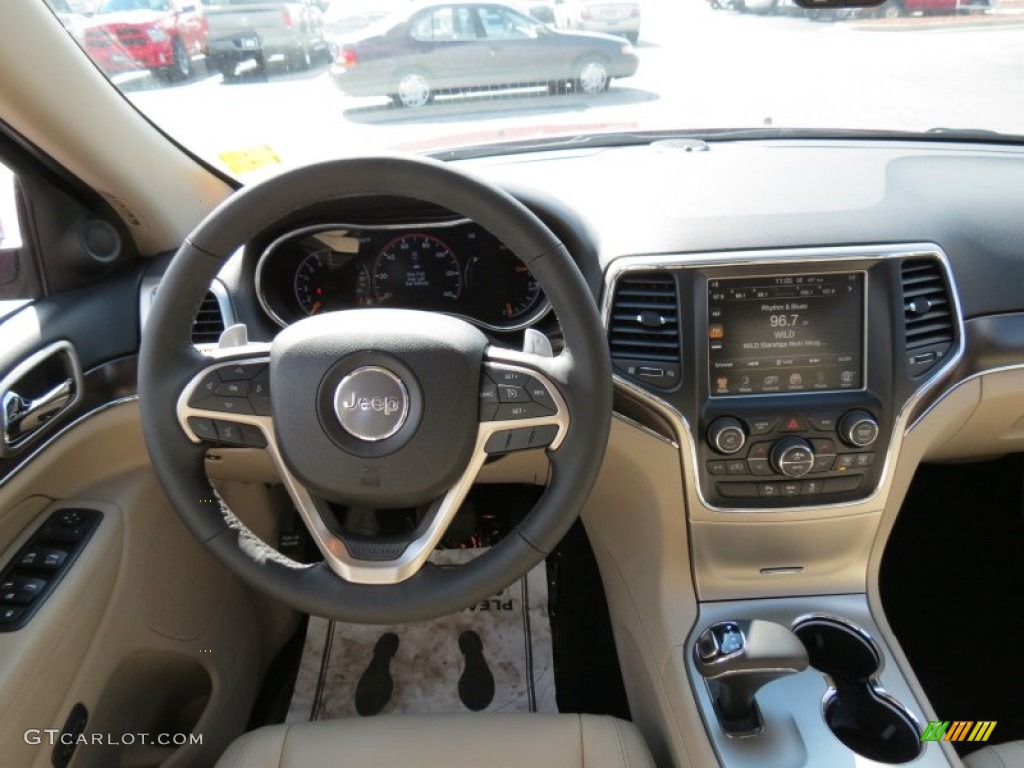 2014 Grand Cherokee Limited 4x4 - Deep Cherry Red Crystal Pearl / New Zealand Black/Light Frost photo #8