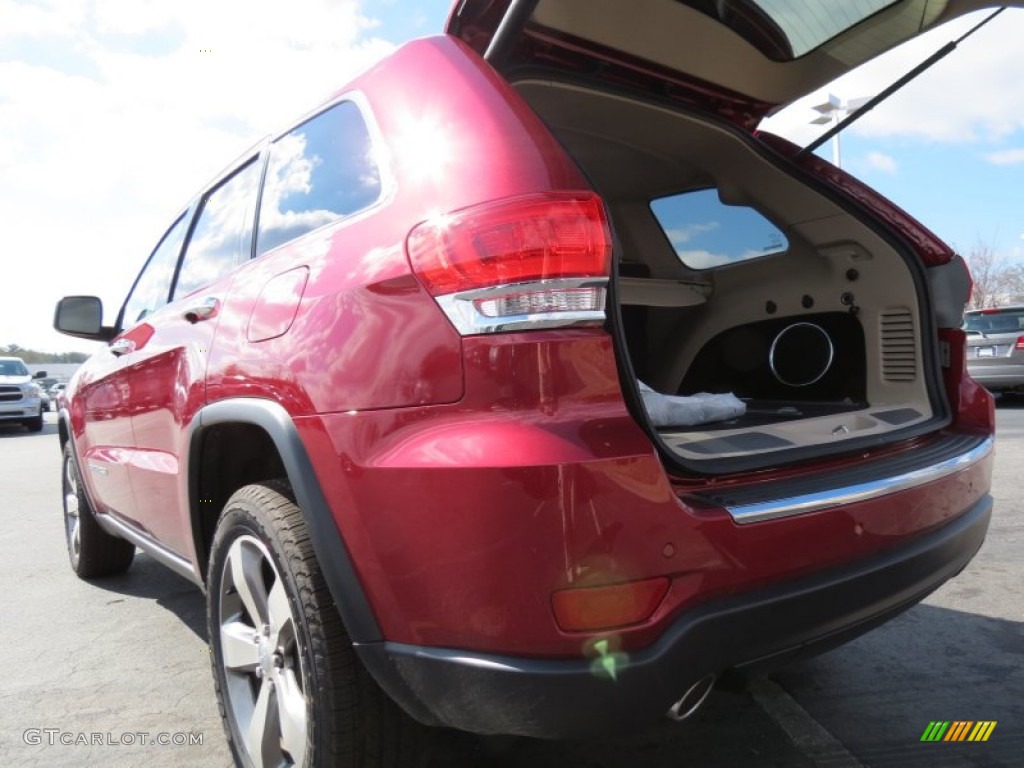 2014 Grand Cherokee Limited 4x4 - Deep Cherry Red Crystal Pearl / New Zealand Black/Light Frost photo #10