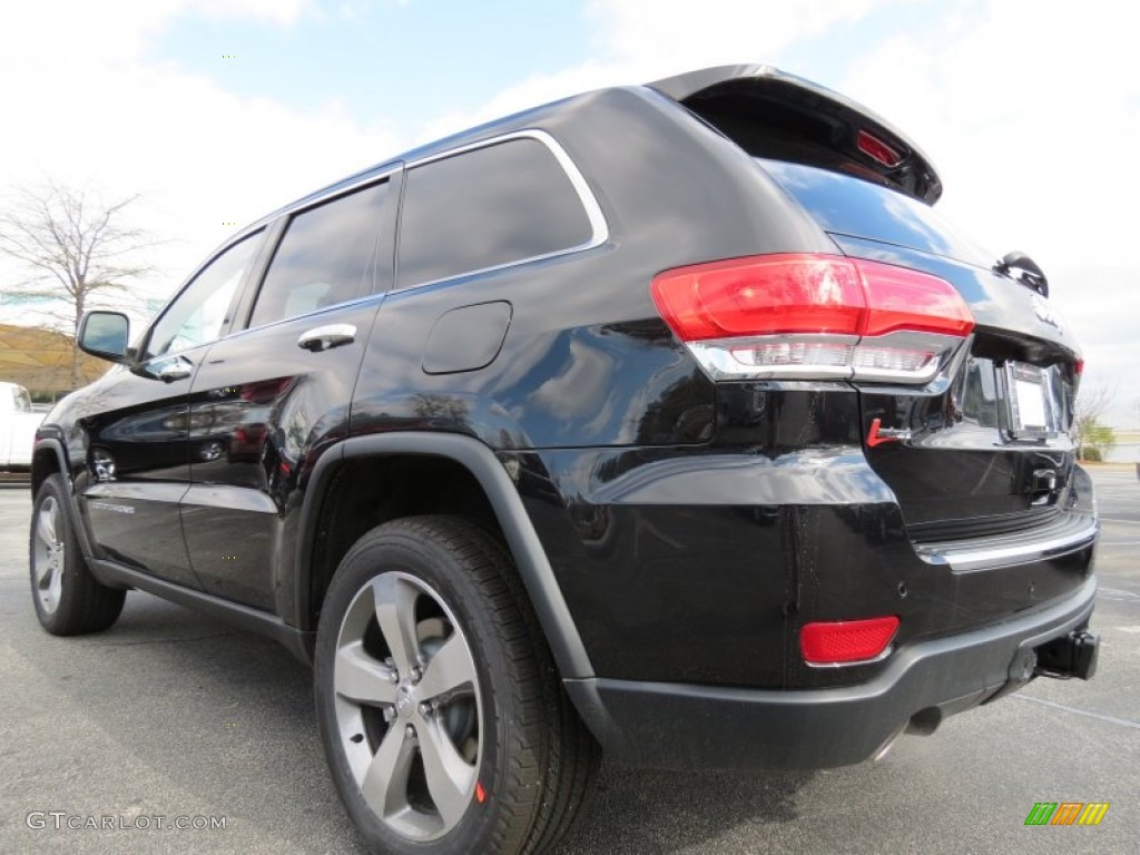 2014 Grand Cherokee Limited - Brilliant Black Crystal Pearl / Morocco Black photo #2