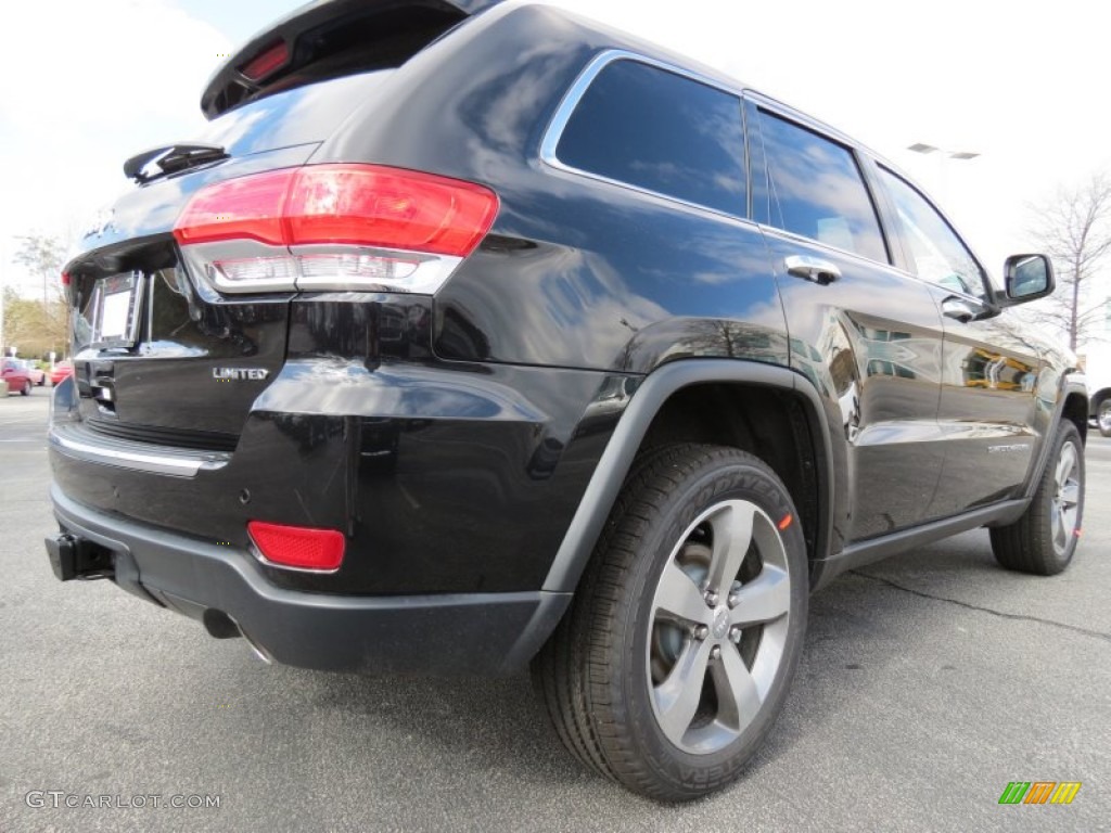 2014 Grand Cherokee Limited - Brilliant Black Crystal Pearl / Morocco Black photo #3