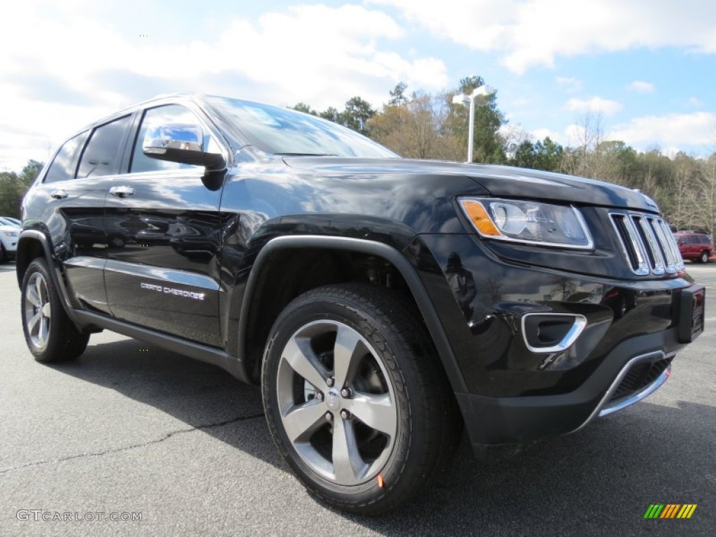 2014 Grand Cherokee Limited - Brilliant Black Crystal Pearl / Morocco Black photo #4